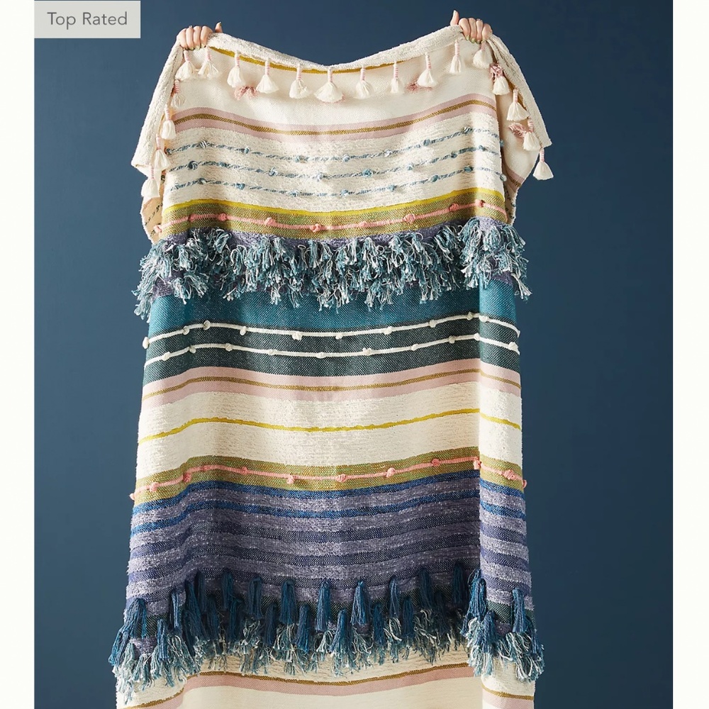 Anthropologie All Roads Yucca Blanket